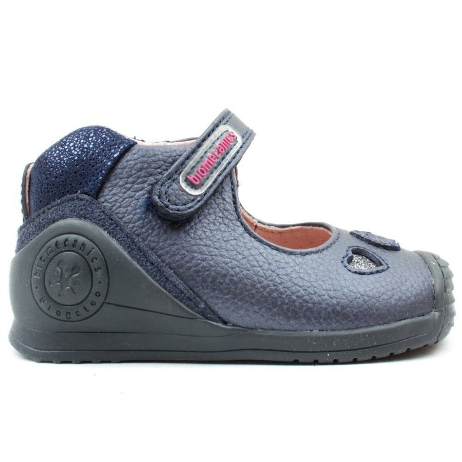 Kids Garvalin | Biomecanics 211107 Strap Shoe - Navy