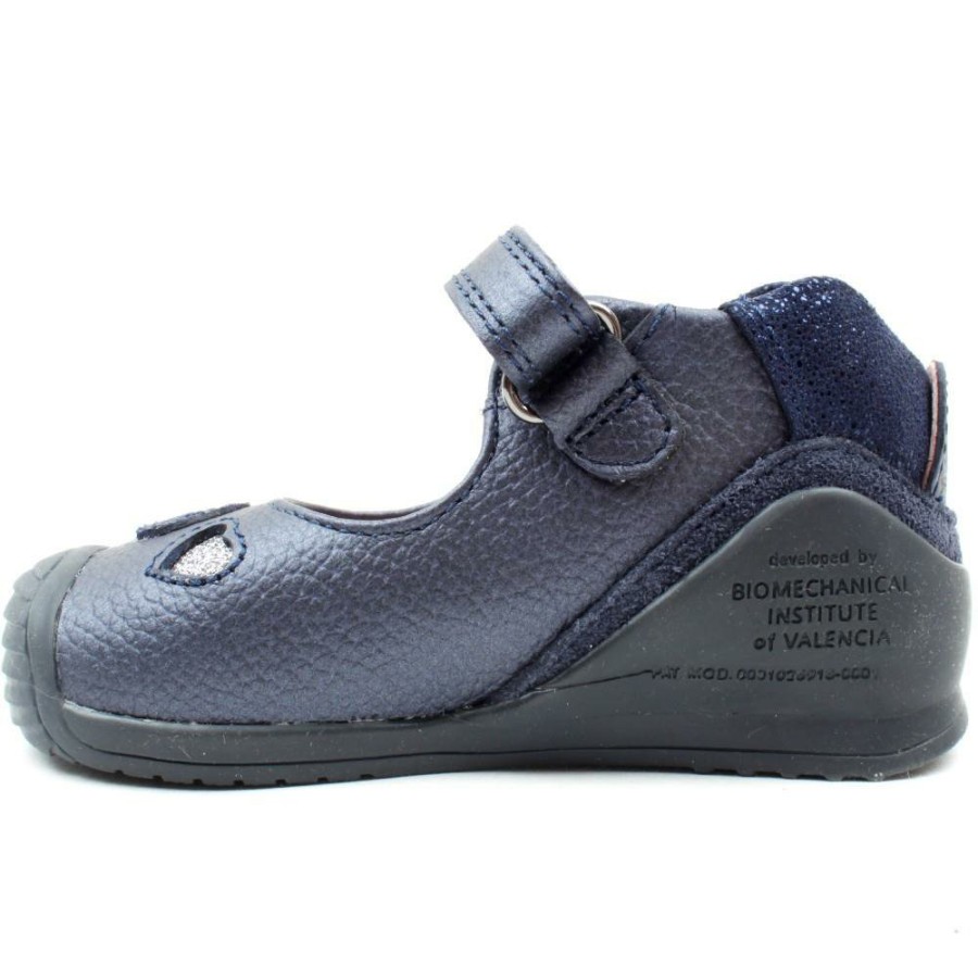 Kids Garvalin | Biomecanics 211107 Strap Shoe - Navy