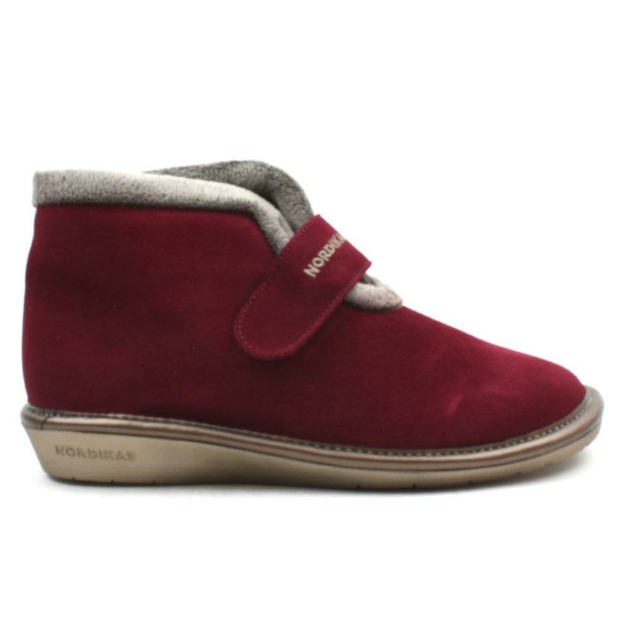 Women Nordika | 280 Suede Boot - Burgundy