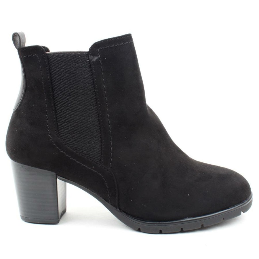 Women Marco Tozzi | 25355 Gusset Boot - Black