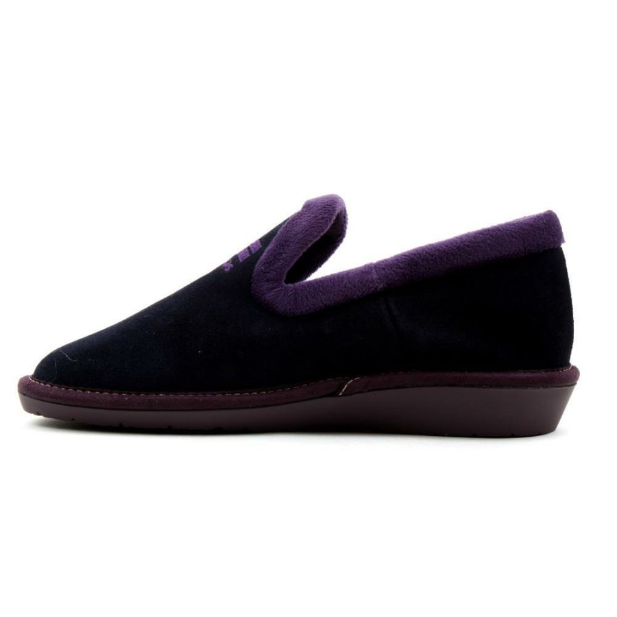 Women Nordika | 305 Suede Slipper - Navy