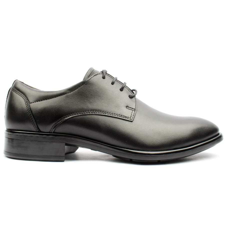 Men ECCO | 512734 Laced Citytray Shoe - Black