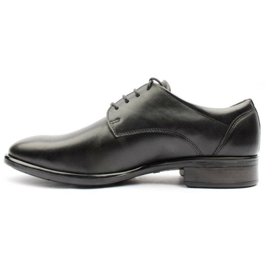 Men ECCO | 512734 Laced Citytray Shoe - Black