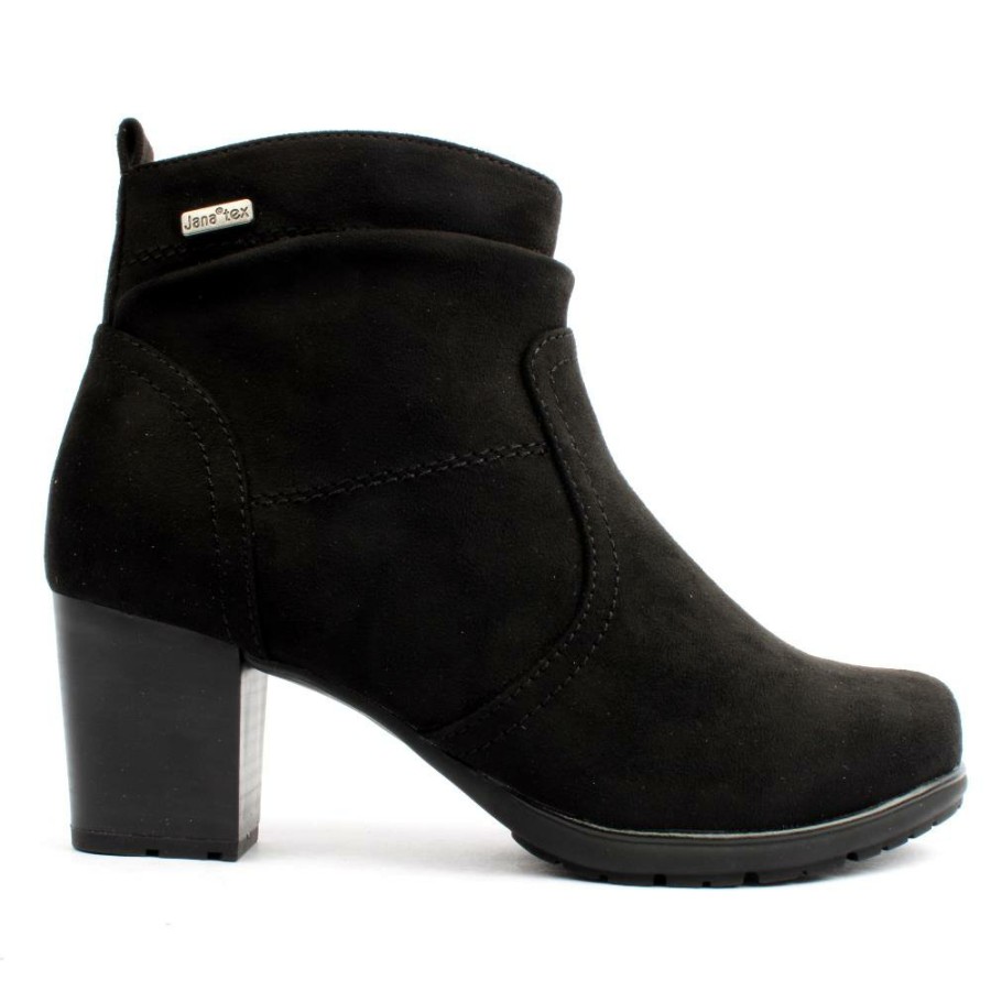 Women Jana | 26371 Ankle Boot - Black Suede