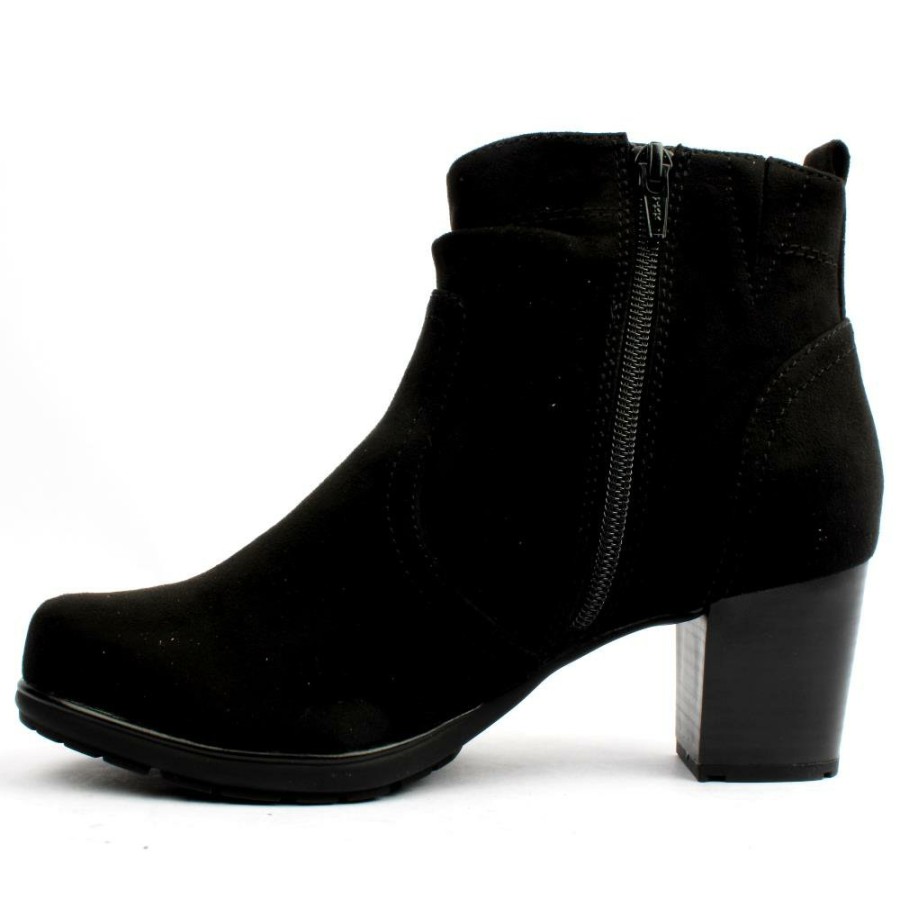 Women Jana | 26371 Ankle Boot - Black Suede