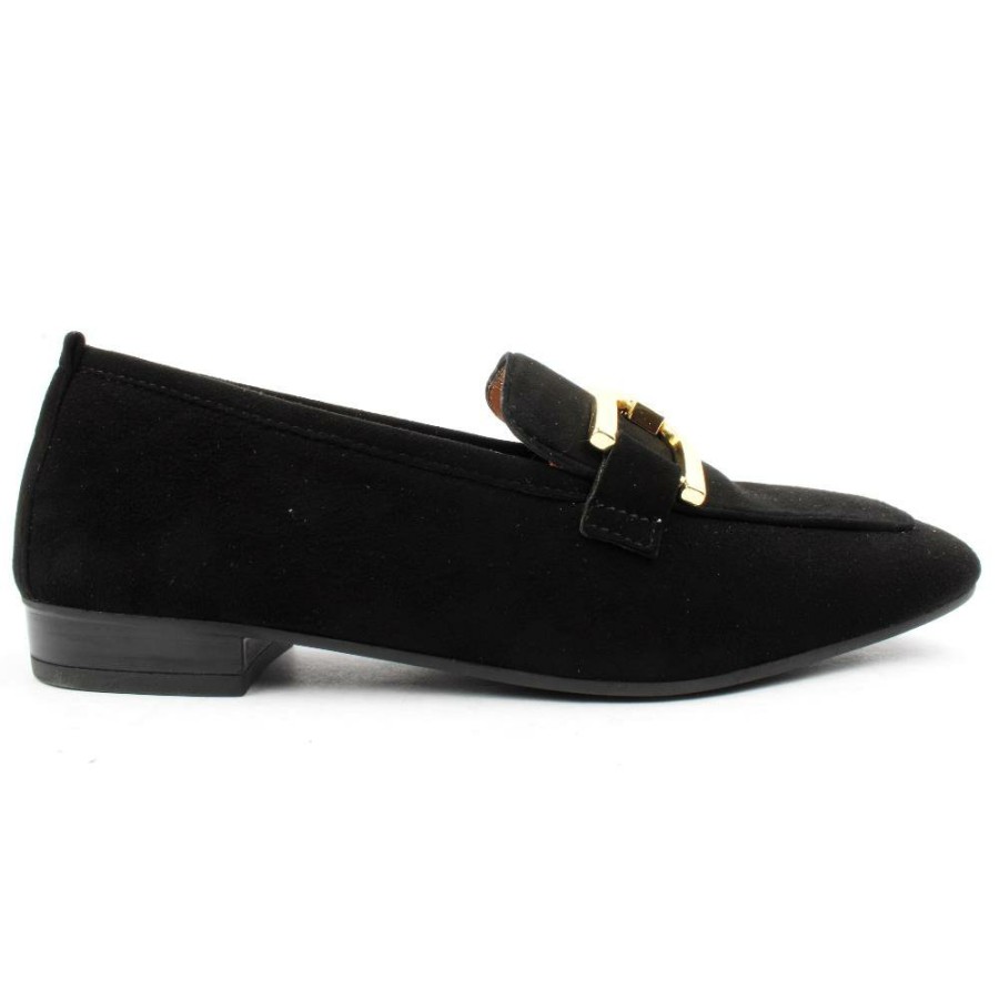 Women Unisa | Baxter Dress Flat Shoe - Black