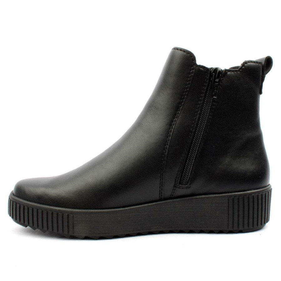 Women Rieker | Y6451 Gusset Boot - Black