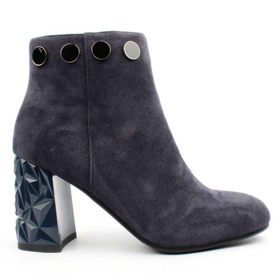 Women Zanni & Co | Bardis Heeled Boot - Navy