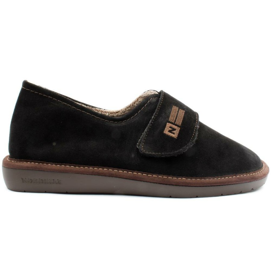 Men Nordika | 374 Slipper - Black Suede