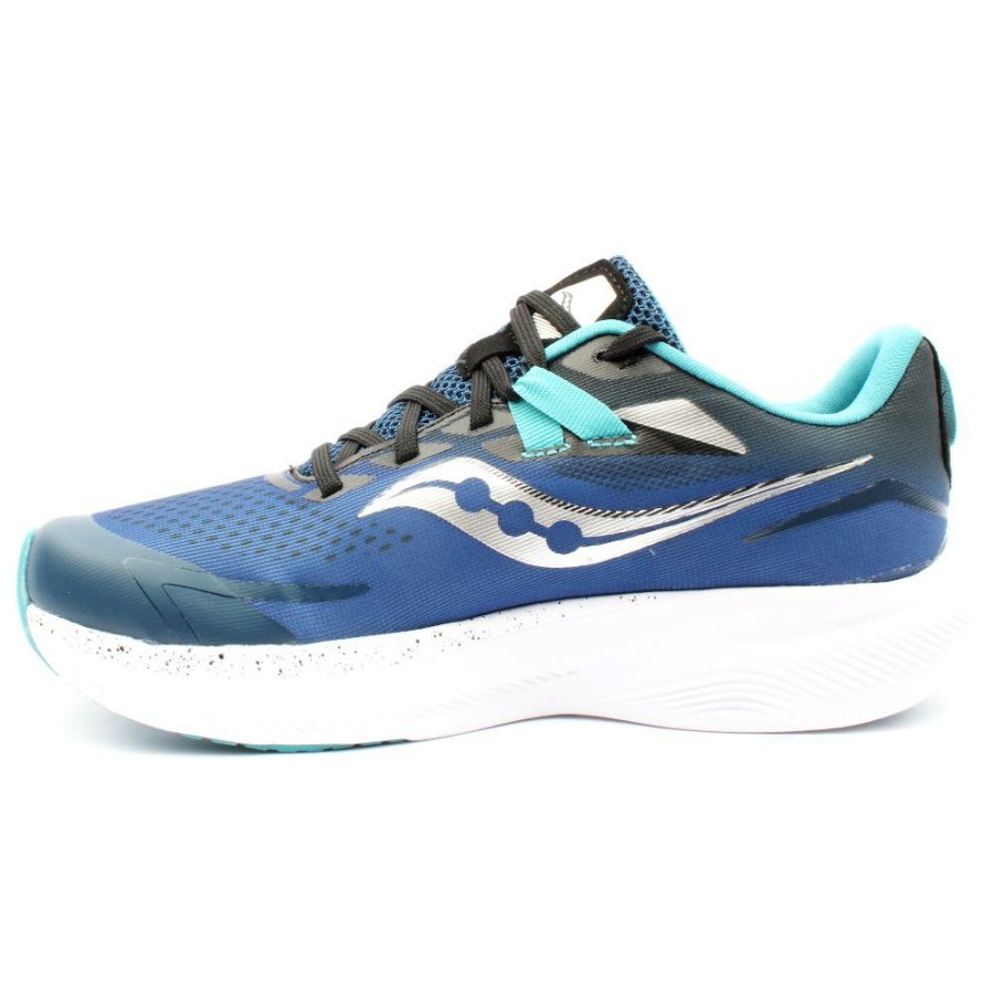 Kids Saucony | Sk266068 Junor Trainer - Blue Multi