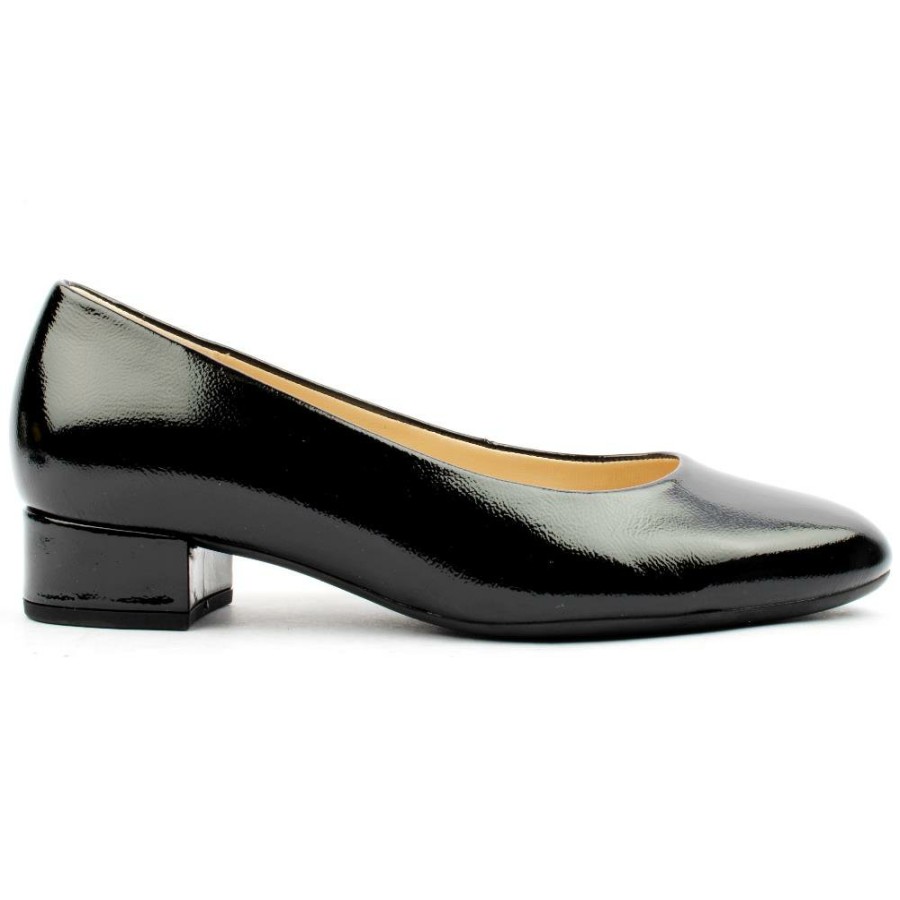 Women Gabor | 31320 Low Heel Court - Black Patent