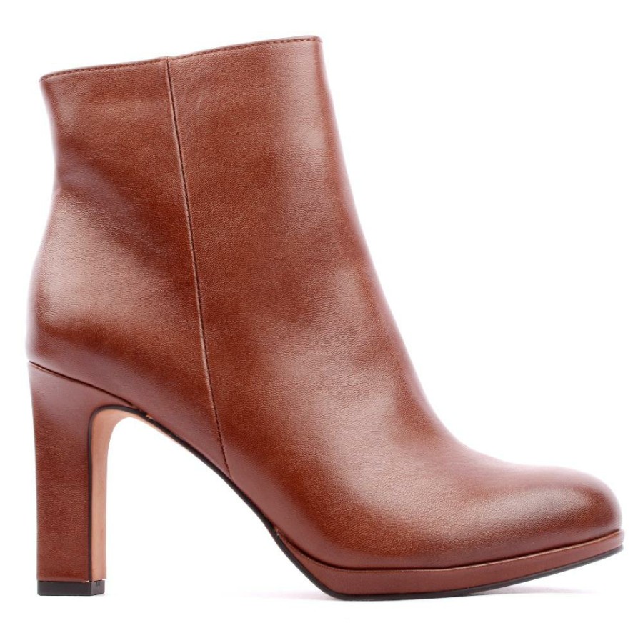 Women Marco Tozzi | 25342 Heeled Boot - Tan