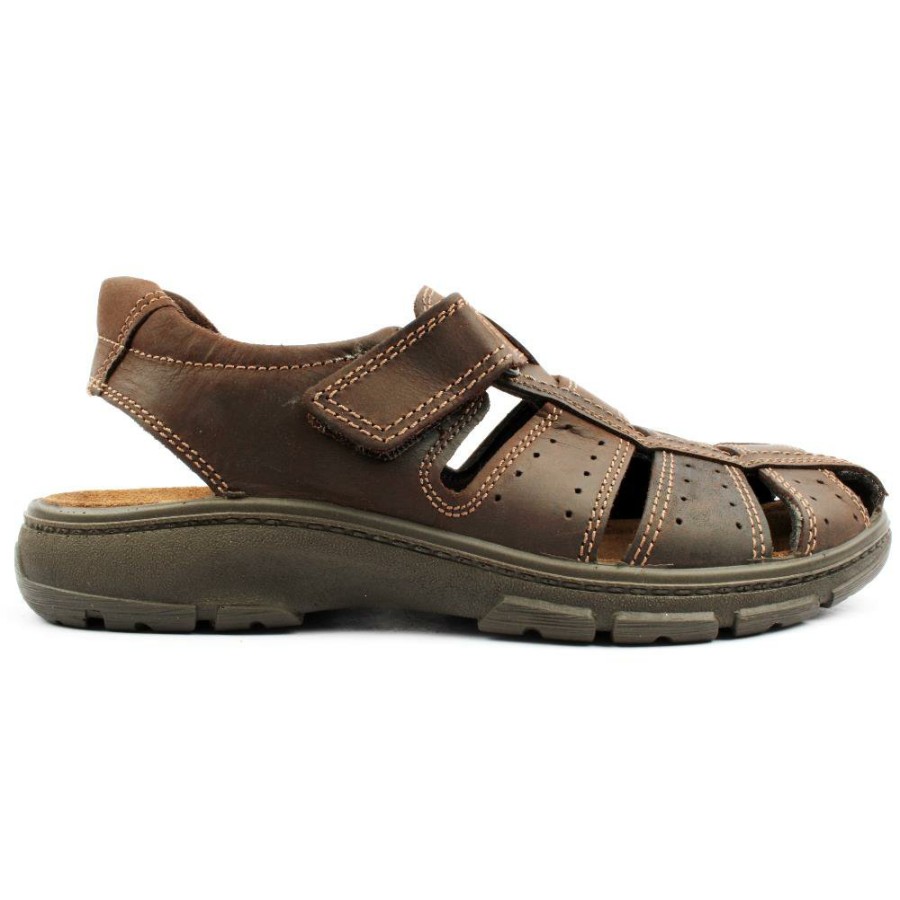 Men IMAC | 352890 Closed Sandal - Dark Brown