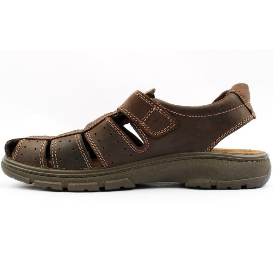 Men IMAC | 352890 Closed Sandal - Dark Brown