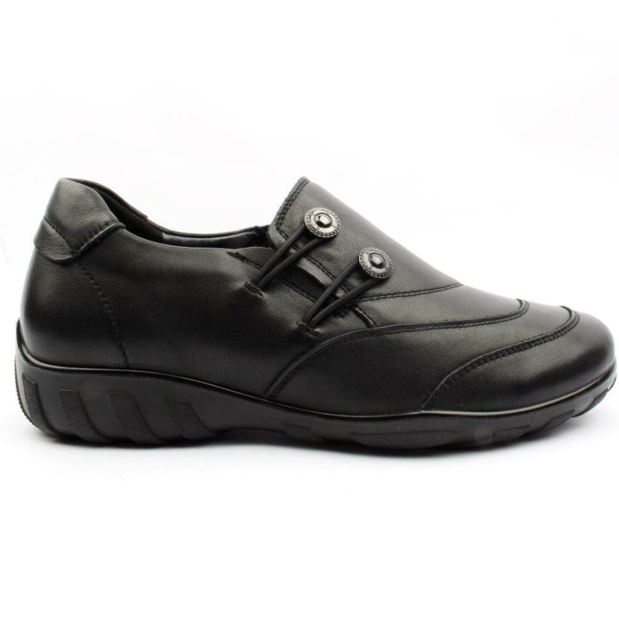 Women G Comfort | Gcomfort P9813 Slip On Shoe - Black