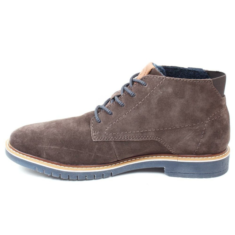 Men Bugatti | 83736 Laced Boot - Dark Grey