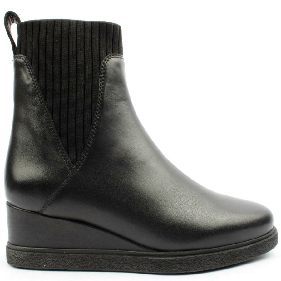 Women Unisa | Jualo Wedge Boot - Black