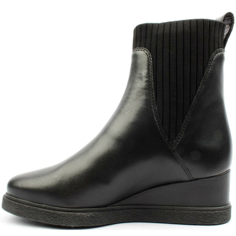 Women Unisa | Jualo Wedge Boot - Black