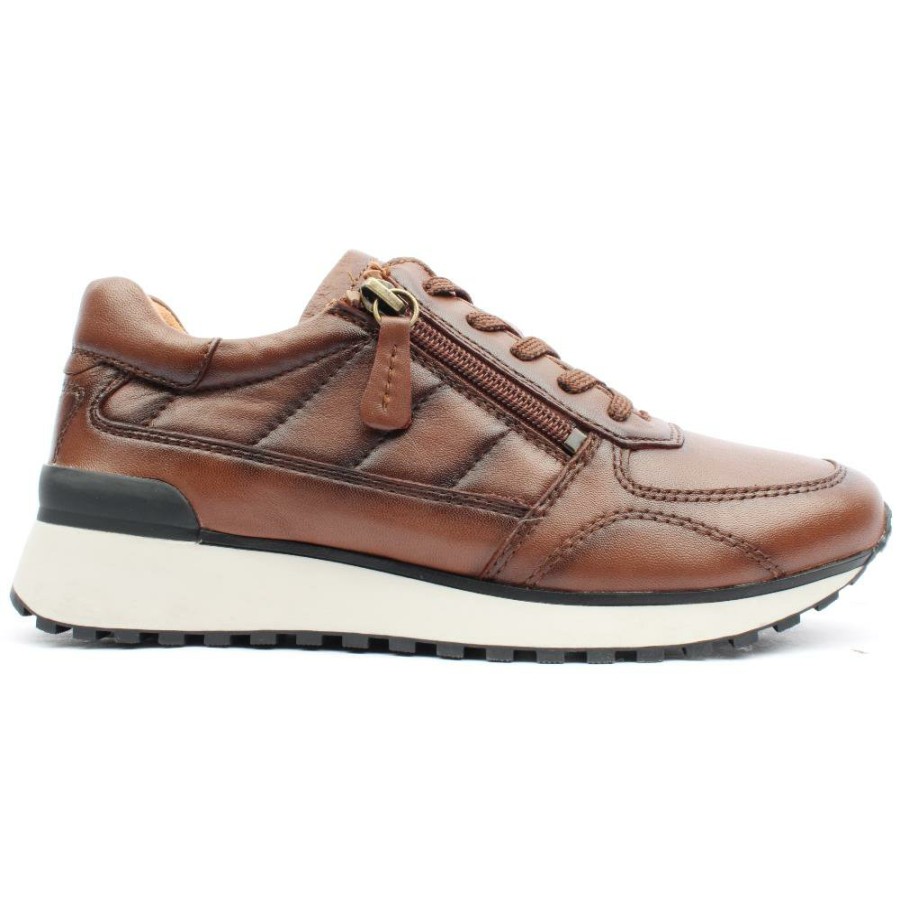 Women Caprice | 23701 Laced Shoe - Tan