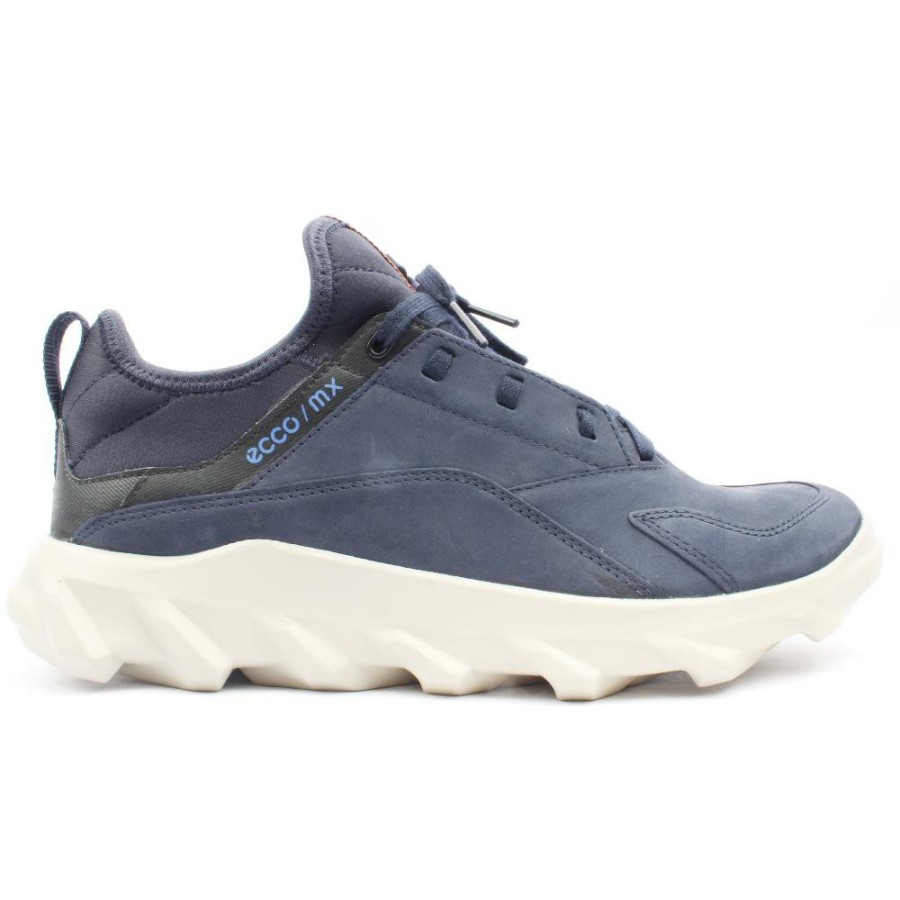 Men ECCO | 820184 Mx Laced Shoe - Navy/Beige