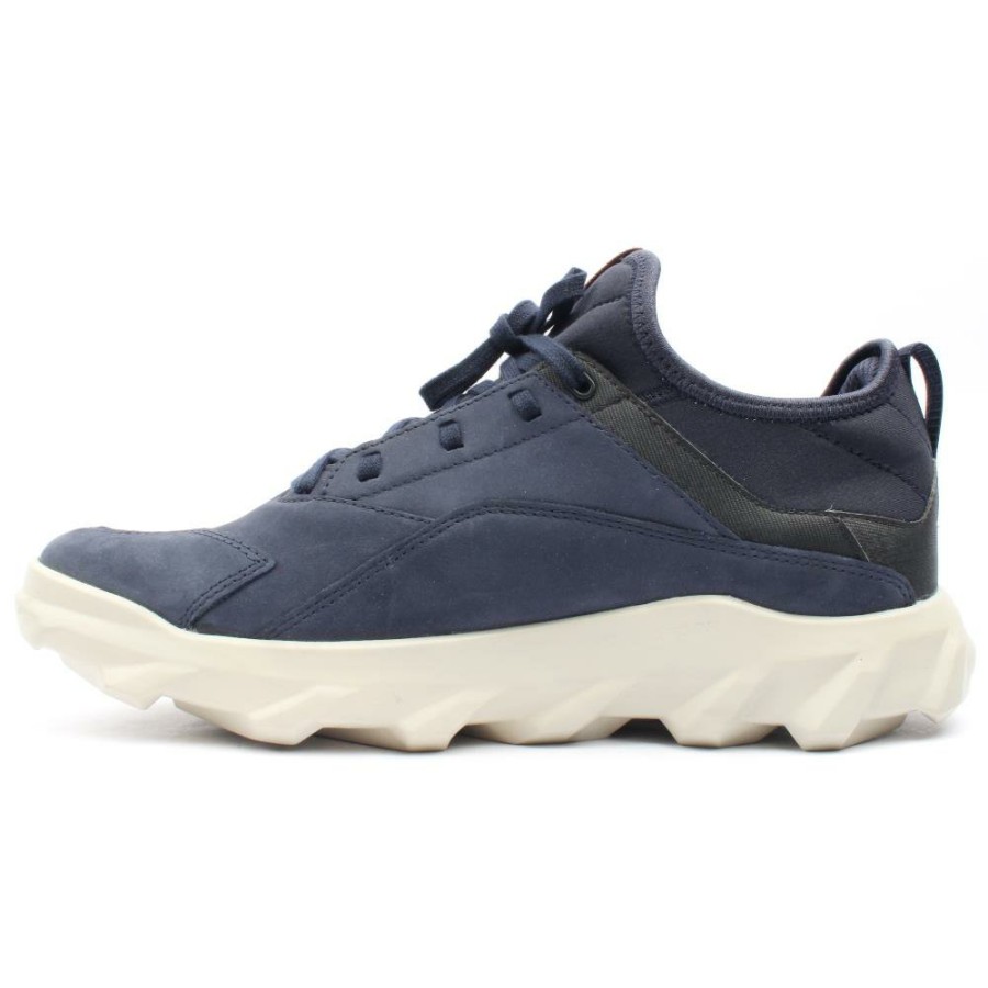 Men ECCO | 820184 Mx Laced Shoe - Navy/Beige