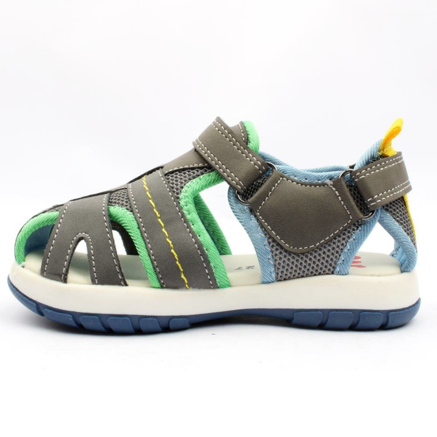 Kids Garvalin | 232805 Sandal Shoe - Grey Multi