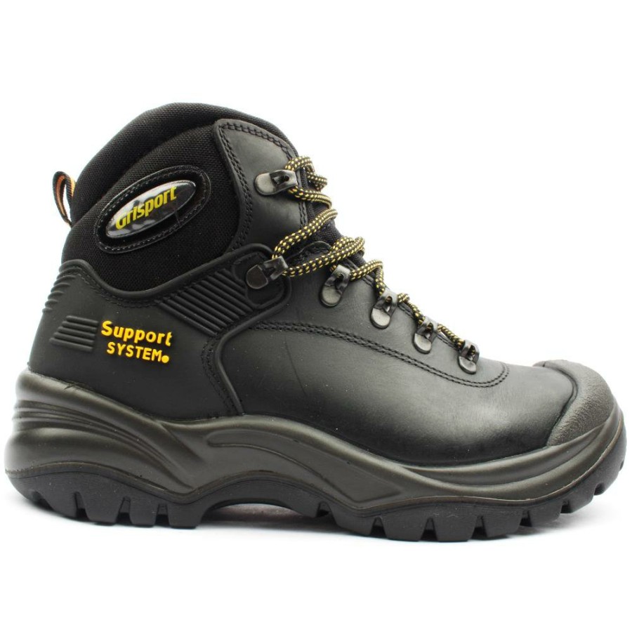 Men Gri Sport | Safety Contractor Boot - Black