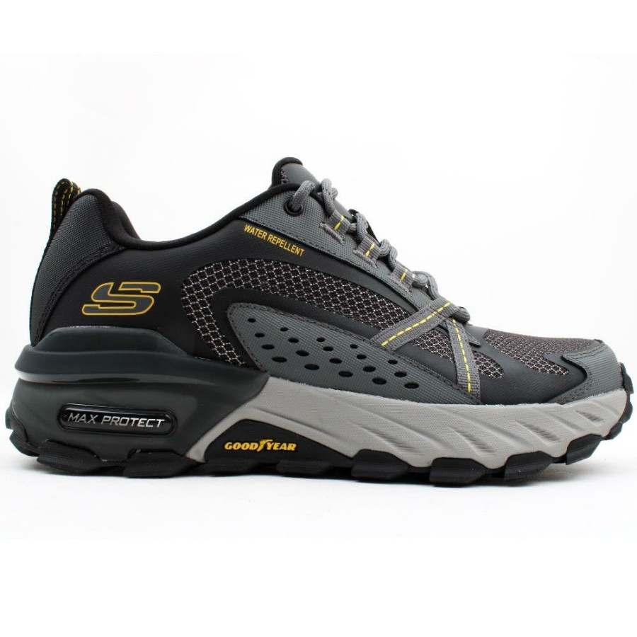 Men Skechers | 237303Max Protect Runner - Black/Grey