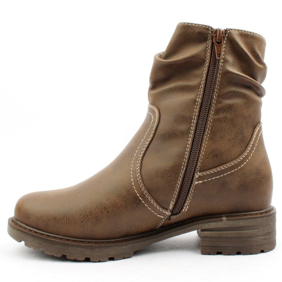 Women Lunar | Glb110Sleet Ankle Boot - Brown