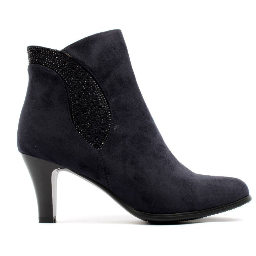 Women Redz | D3466 Ankle Boot - Navy