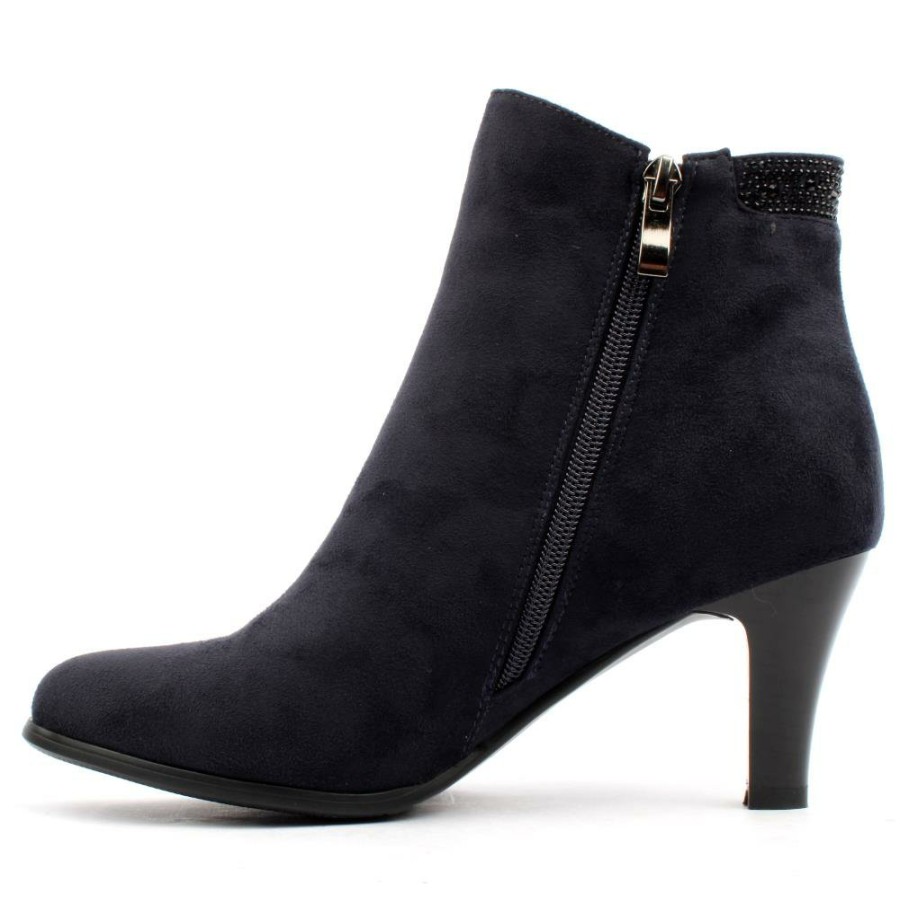 Women Redz | D3466 Ankle Boot - Navy