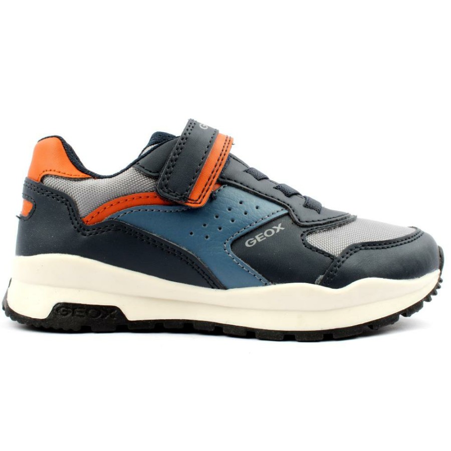 Kids Geox | J1615A Junior Shoe - Navy Orange