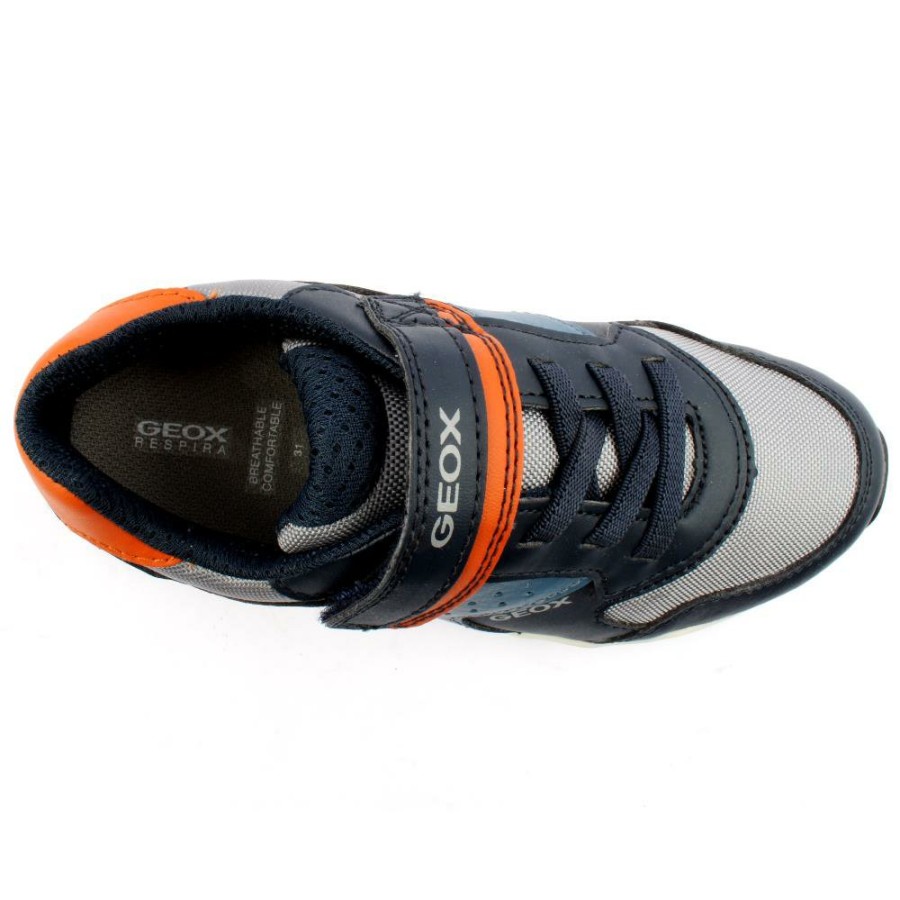 Kids Geox | J1615A Junior Shoe - Navy Orange