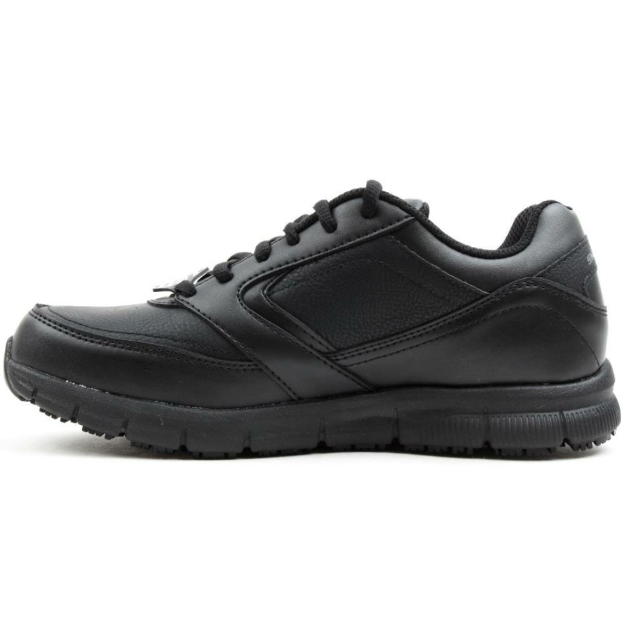 Women Skechers | 77235Ec Shoe - Black Black