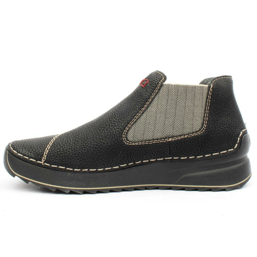 Women Rieker | 51592 Gusset Boot - Black Multi