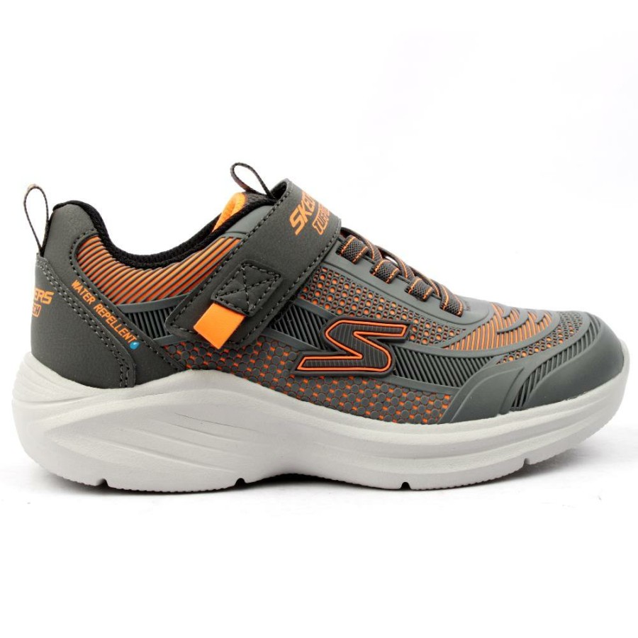 Kids Skechers | 403861L Hyper Runner - Grey Orange