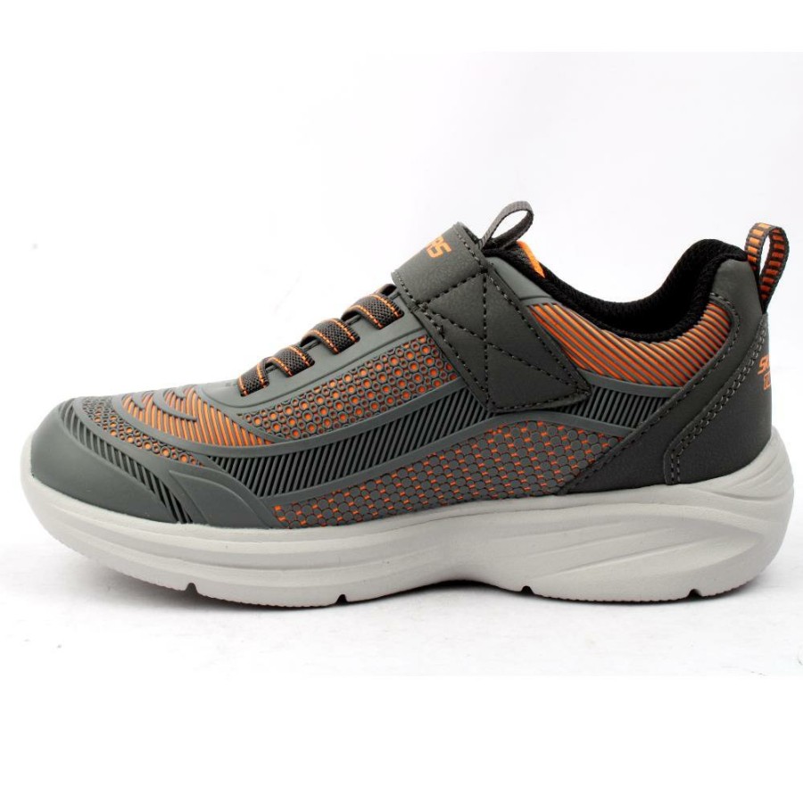 Kids Skechers | 403861L Hyper Runner - Grey Orange