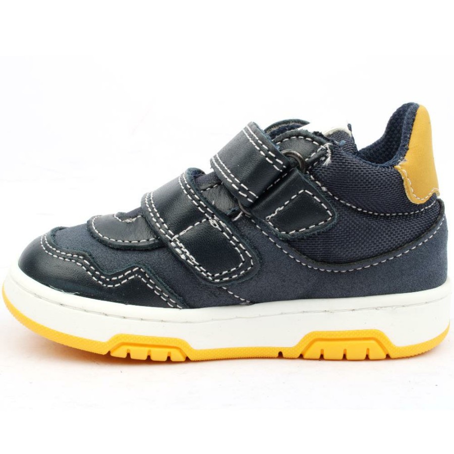 Kids Primigi | 4902822 Velcro Shoe - Navy Yellow