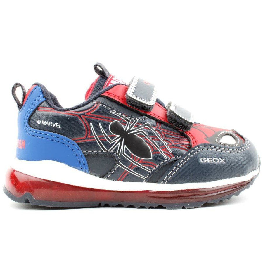 Kids Geox | B2684A Todo Boy Trainer - Navy/Red