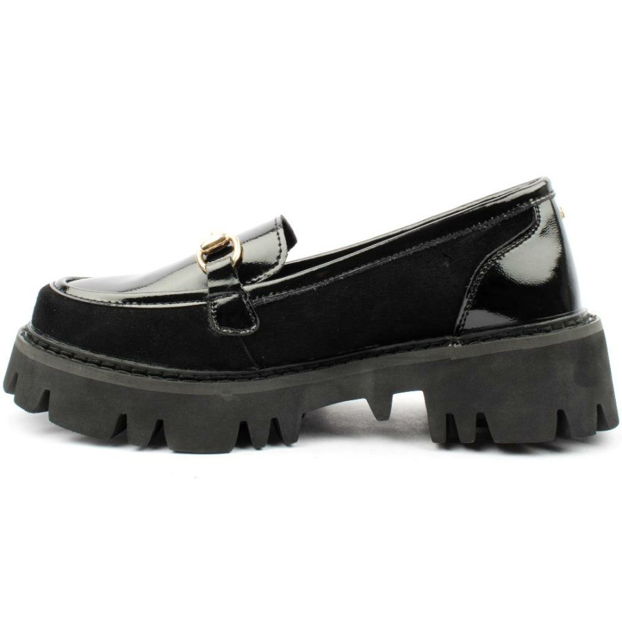 Women Kate Appleby | Basingstoke Chunky Loafer - Black Patent