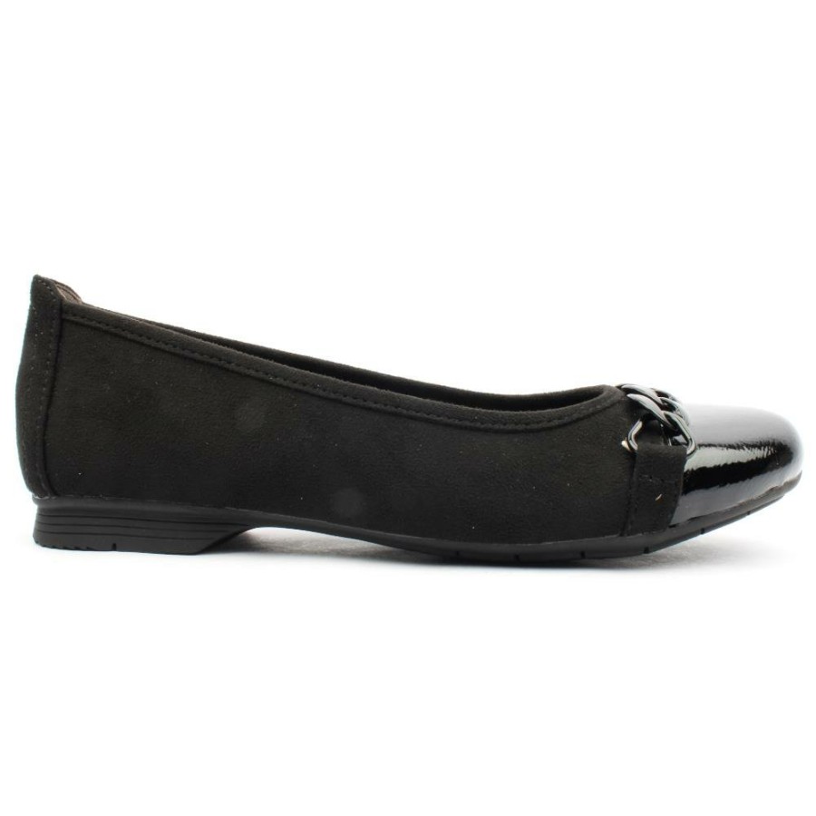 Women Jana | 22165 Pomp Shoe - Black