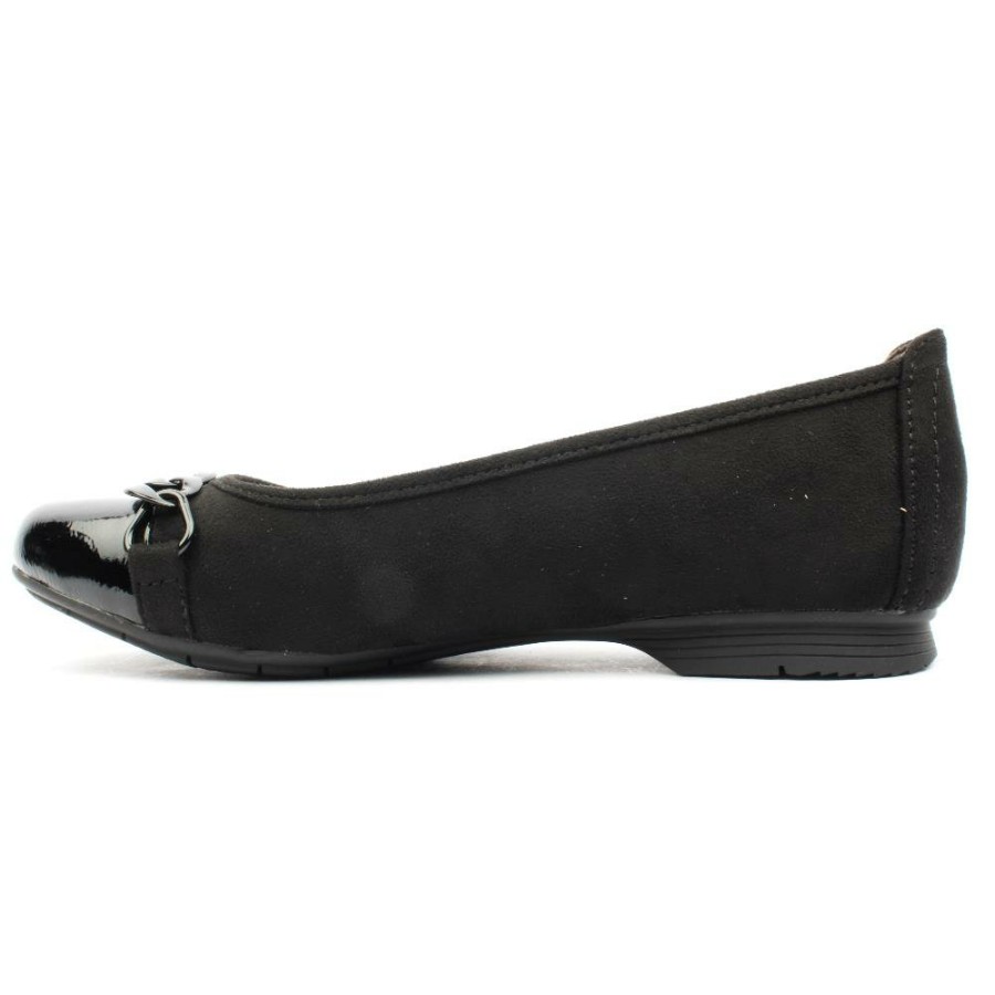 Women Jana | 22165 Pomp Shoe - Black