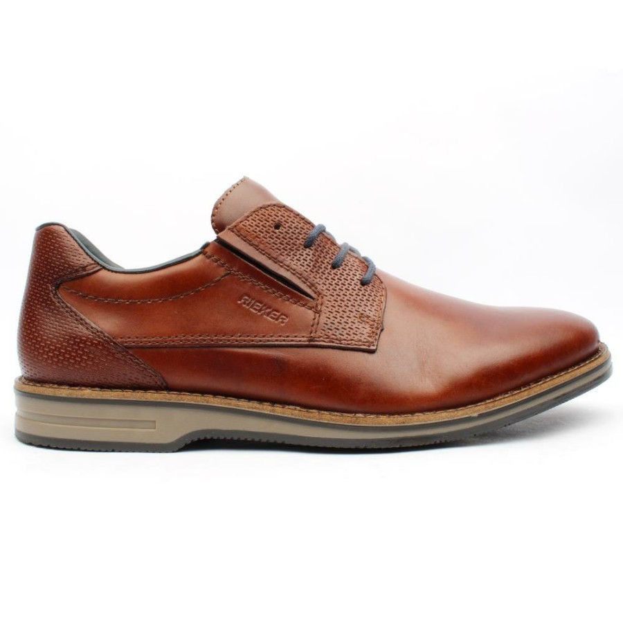 Men Rieker | 12507 Laced Shoe - Peanut