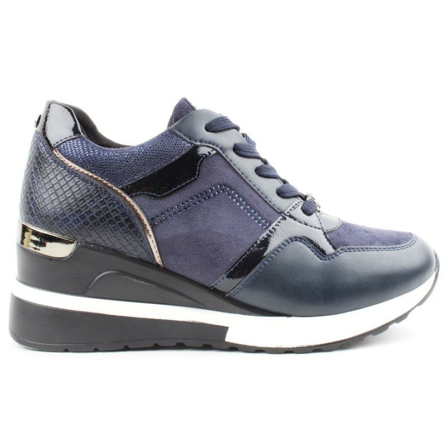 Women Lloyd & Pryce | Lloyd And Pryce Leacy Laced Shoe - Navy