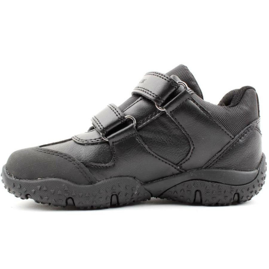 Kids Geox | J0442A Velcro Shoe - Black