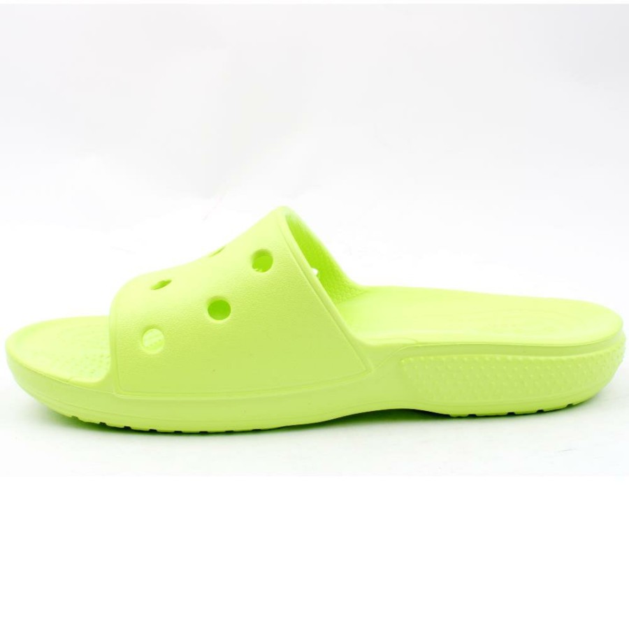 Women Crocs | 206121 Slide Sandal - Lime