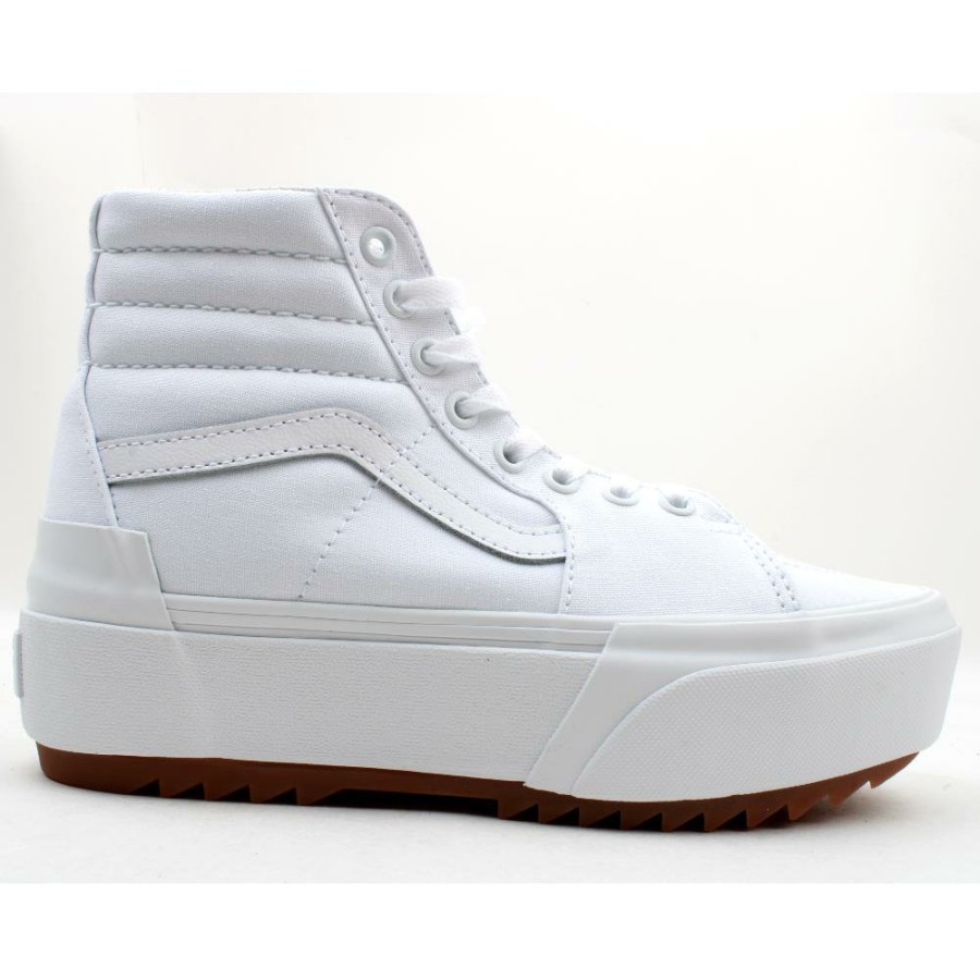 Women Vans | Sk8Hi Stacked Boot - White