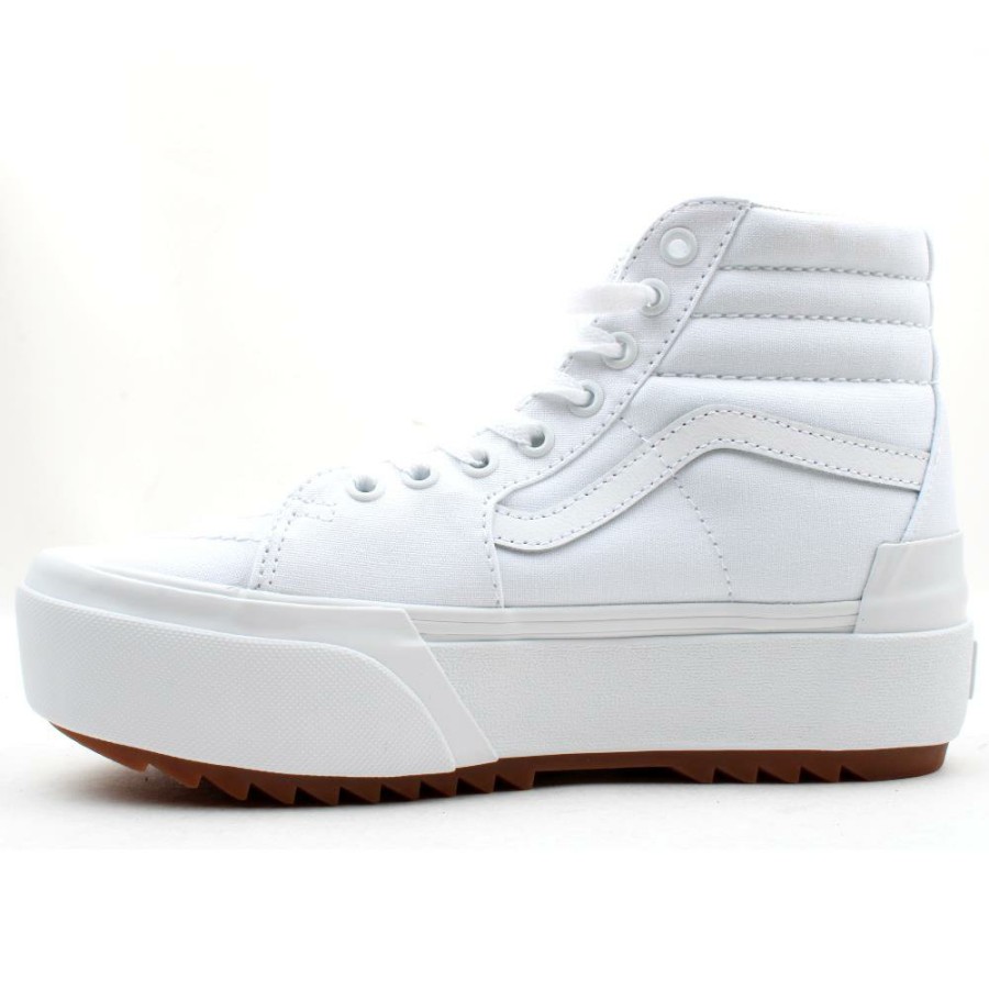 Women Vans | Sk8Hi Stacked Boot - White