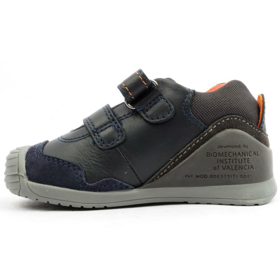 Kids Garvalin | Biomecanics 231125 Velcro Shoe - Navy Multi