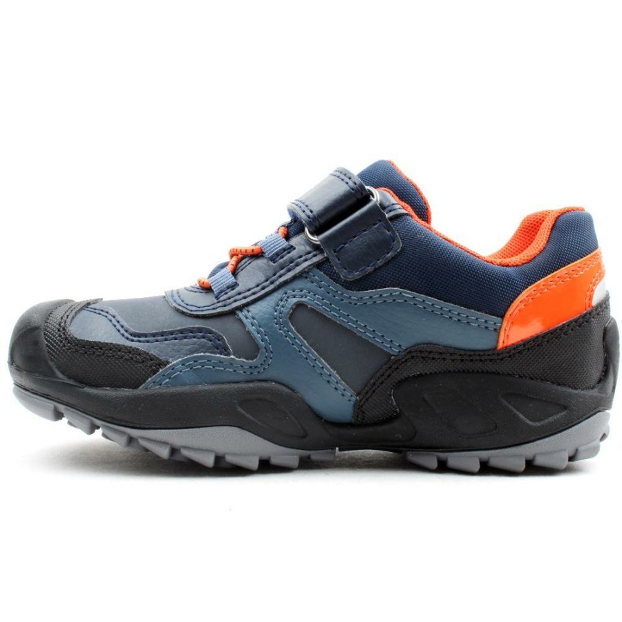 Kids Geox | Velcro Runner J261Wc - Navy Orange